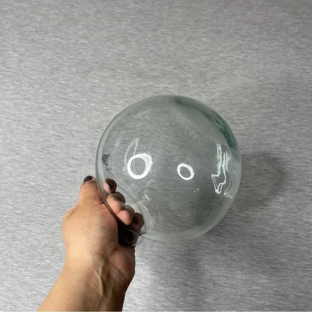 Target 6.5” Rounded Open Top Glass Decorative Vase Bowl